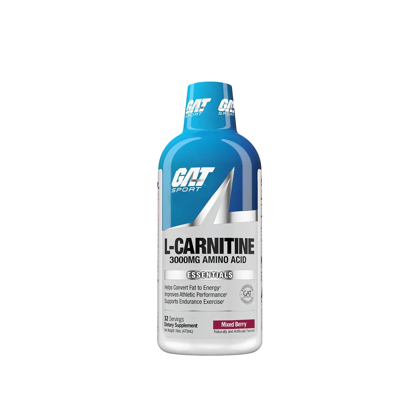 Gat Sport Liquid L-Carnitine Blue Raspberry 3000mg 32 serv 16oz