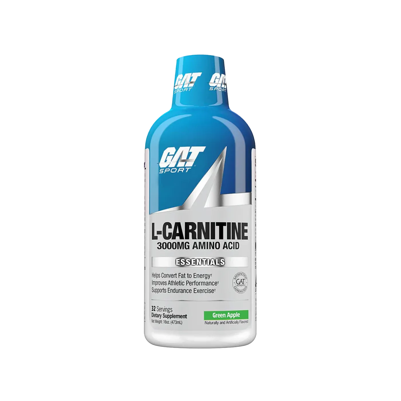 Gat Sport Liquid L-Carnitine Green Apple 3000mg 32 serv 16oz