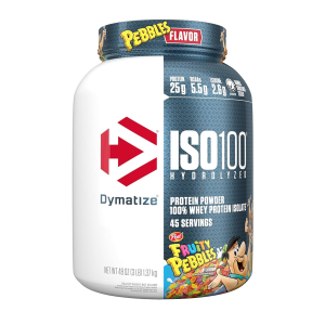 Dymatize ISO100 Hidrolized Whey Protein Isolate Fruity Pebbles 46 serv 3 lb