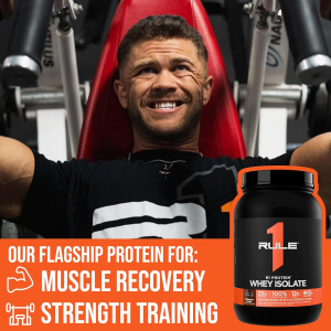 Rule1 Whey protein Isolate Chocolate Peanut Butter 30 Serv 1.96 lb